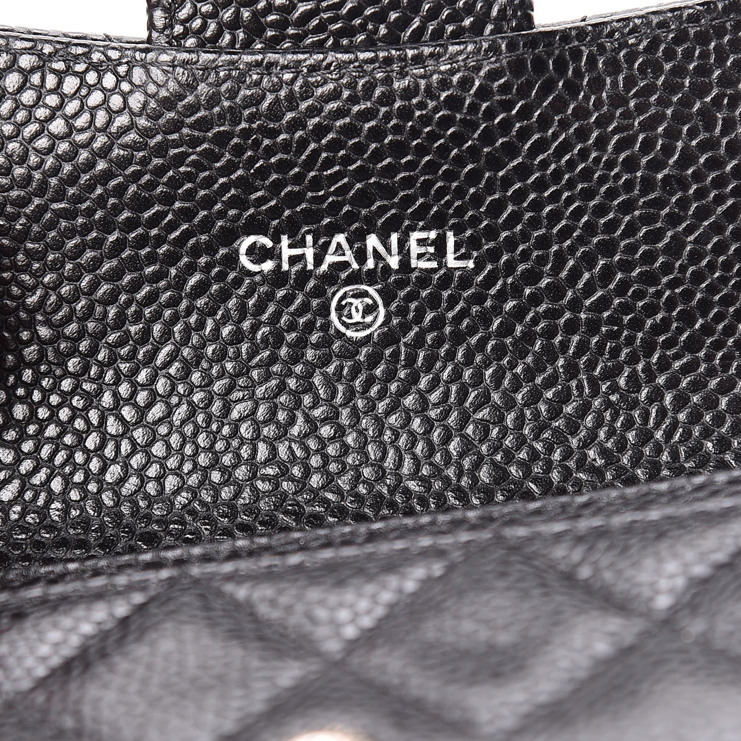 Chanel Caviar Quilted Flap Card Holder Black 6 of 9