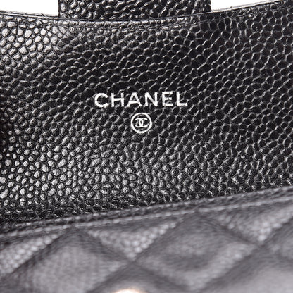 Chanel Caviar Quilted Flap Card Holder Black 6 of 9