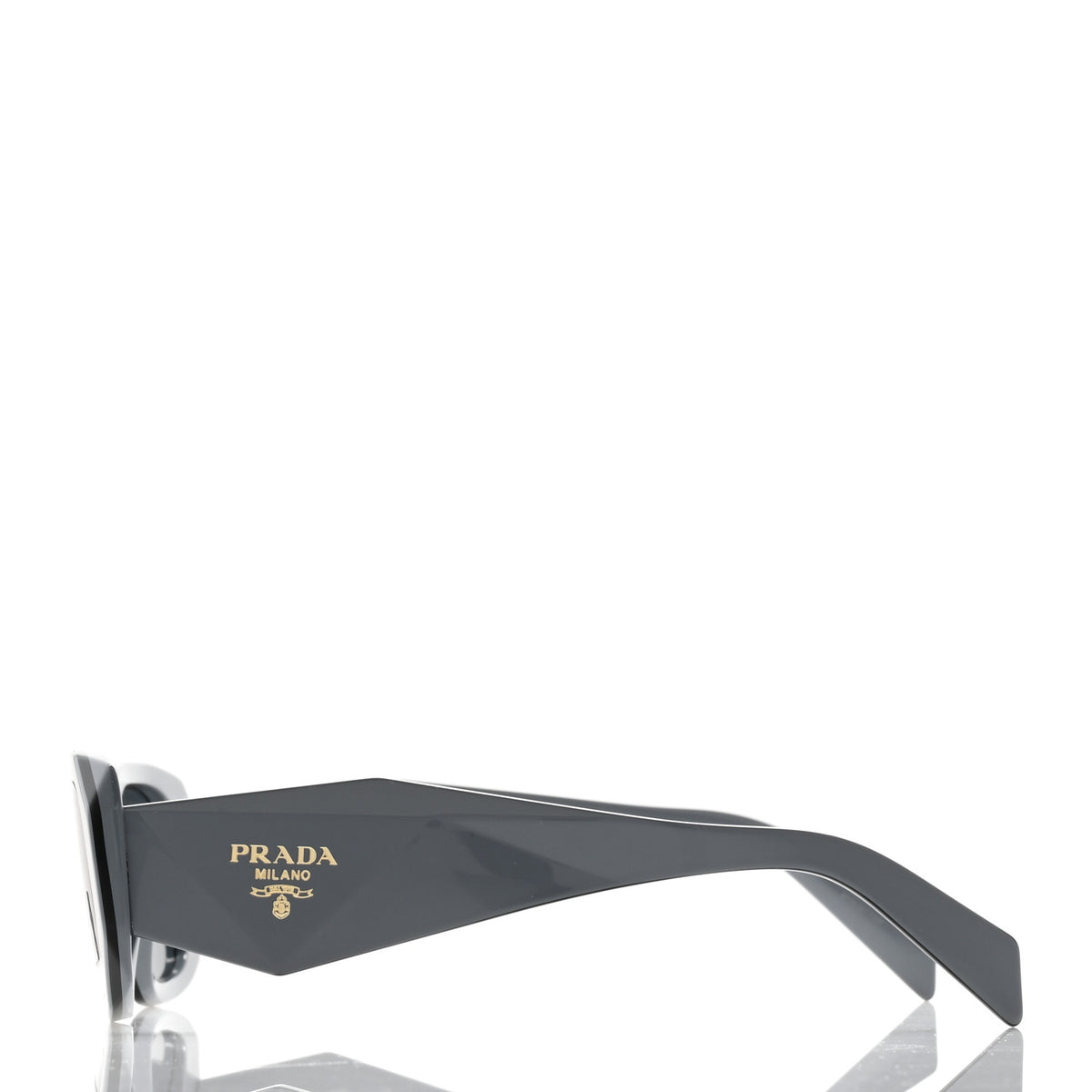 Acetate Symbole Sunglasses SPR 17W Dark Grey