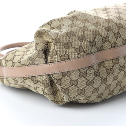Gucci Monogram Medium Scarlett Studded Tote Pink 6 of 10