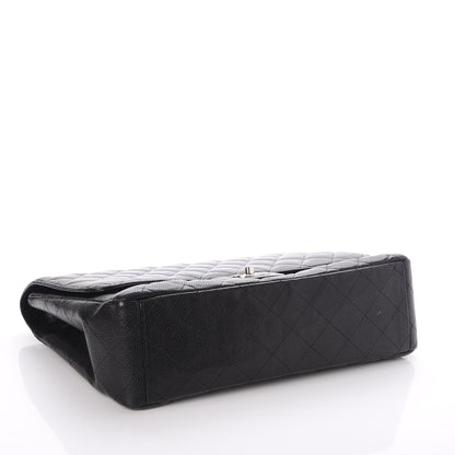 Chanel Caviar Quilted Maxi Single Flap Black 4 of 8