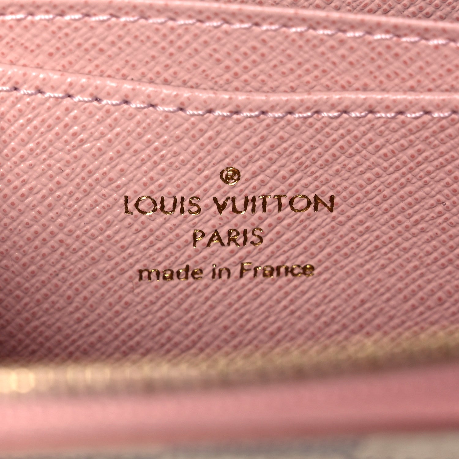 Louis Vuitton Damier Azur Zippy Coin Purse Rose Ballerine 6 of 8