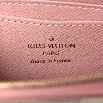 Louis Vuitton Damier Azur Zippy Coin Purse Rose Ballerine 6 of 8