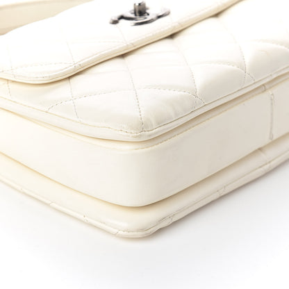 Chanel Lambskin Quilted Small Trendy CC Dual Handle Flap Bag White 9 of 10