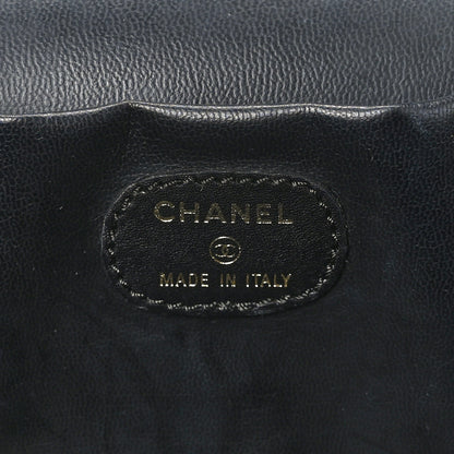 Chanel Caviar CC Vanity Cosmetic Case Black 7 of 11