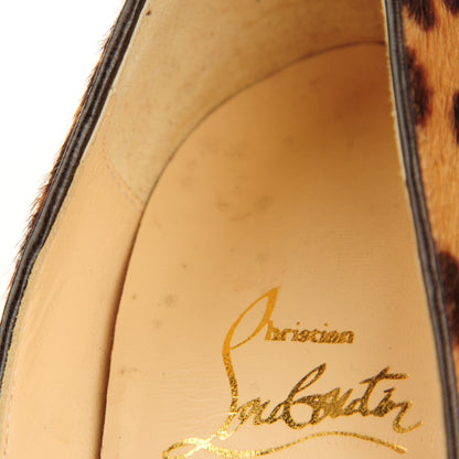 Christian Louboutin Calf Hair Leopard Lady Claude 120 Pumps 35.5 7 of 7