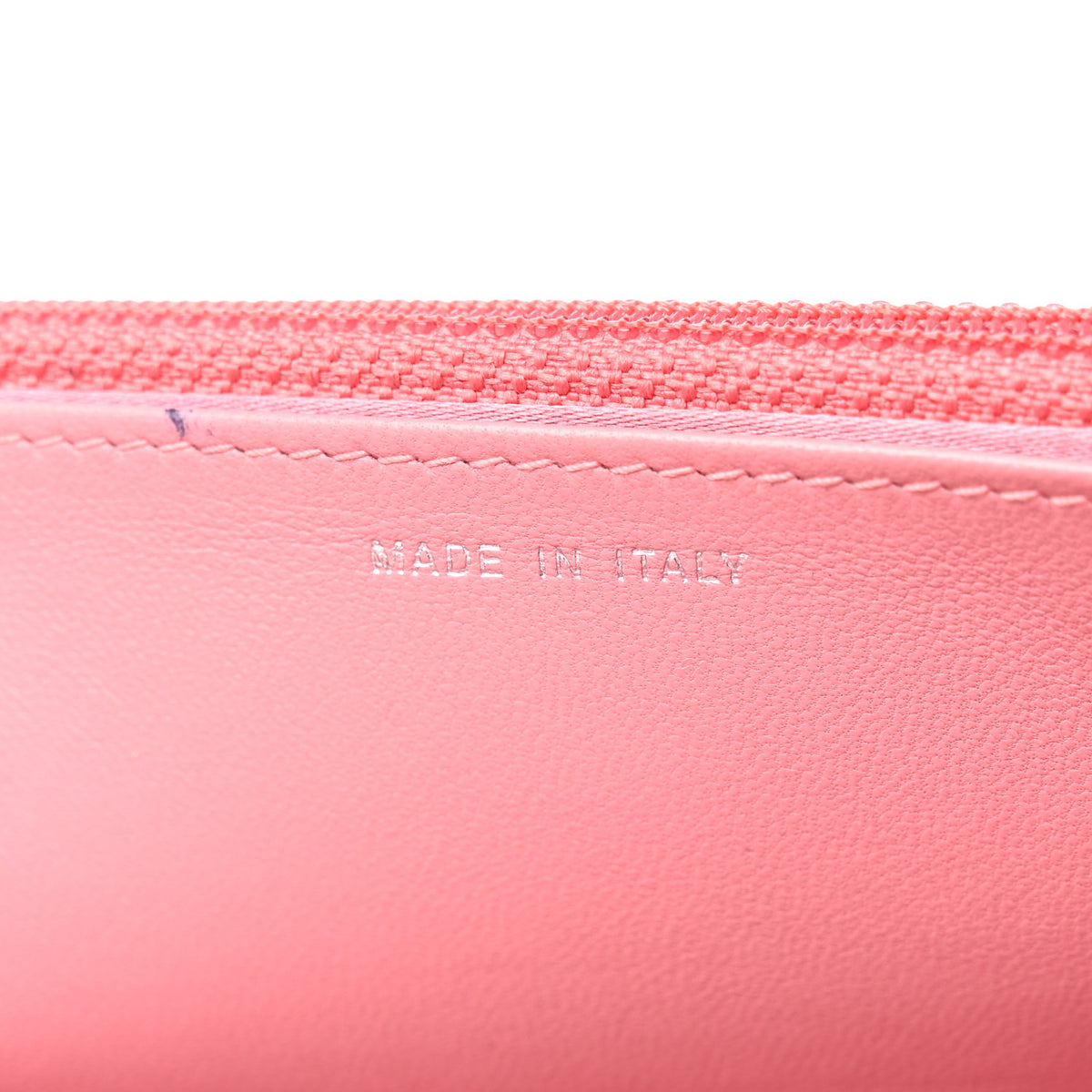 Chanel Lambskin Camellia Embossed Wallet on Chain WOC Pink 7 of 13