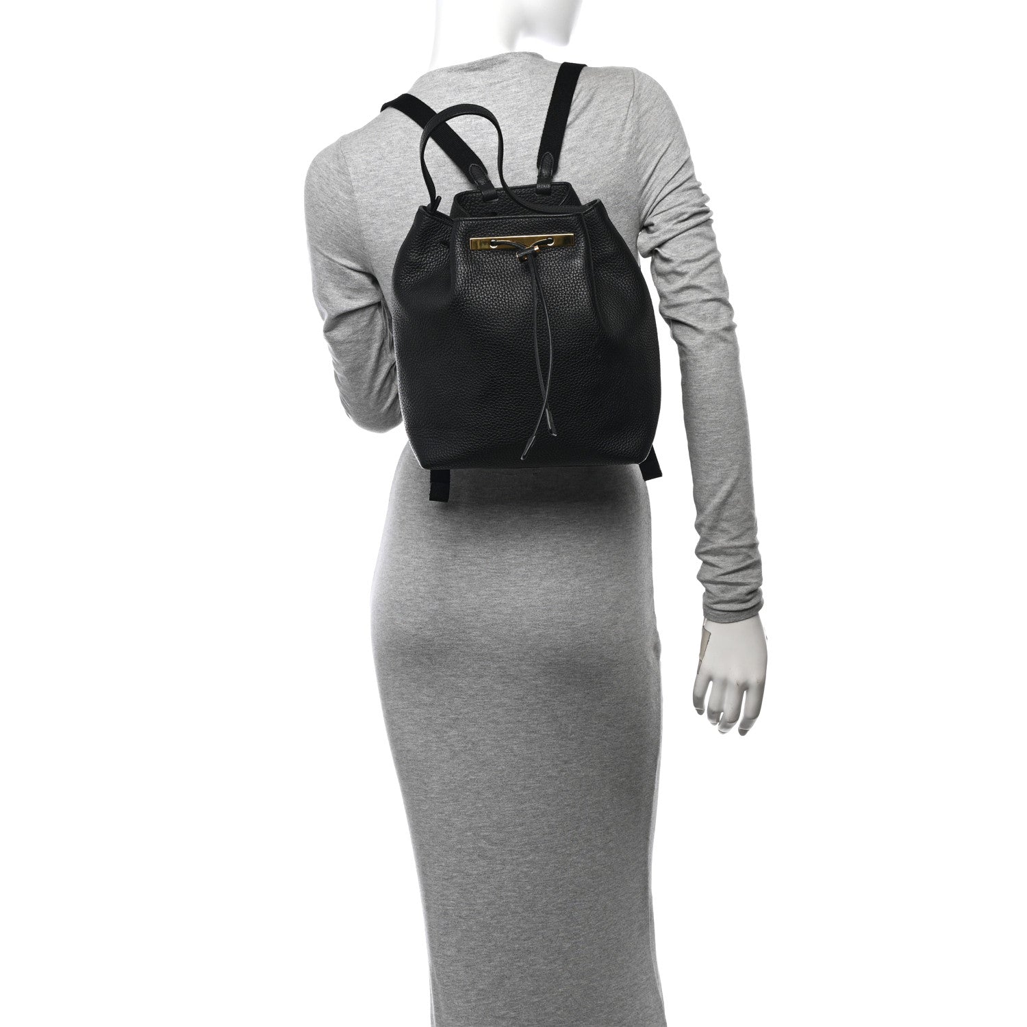 The Row Grained Calfskin Backpack 11 Black 2 of 9