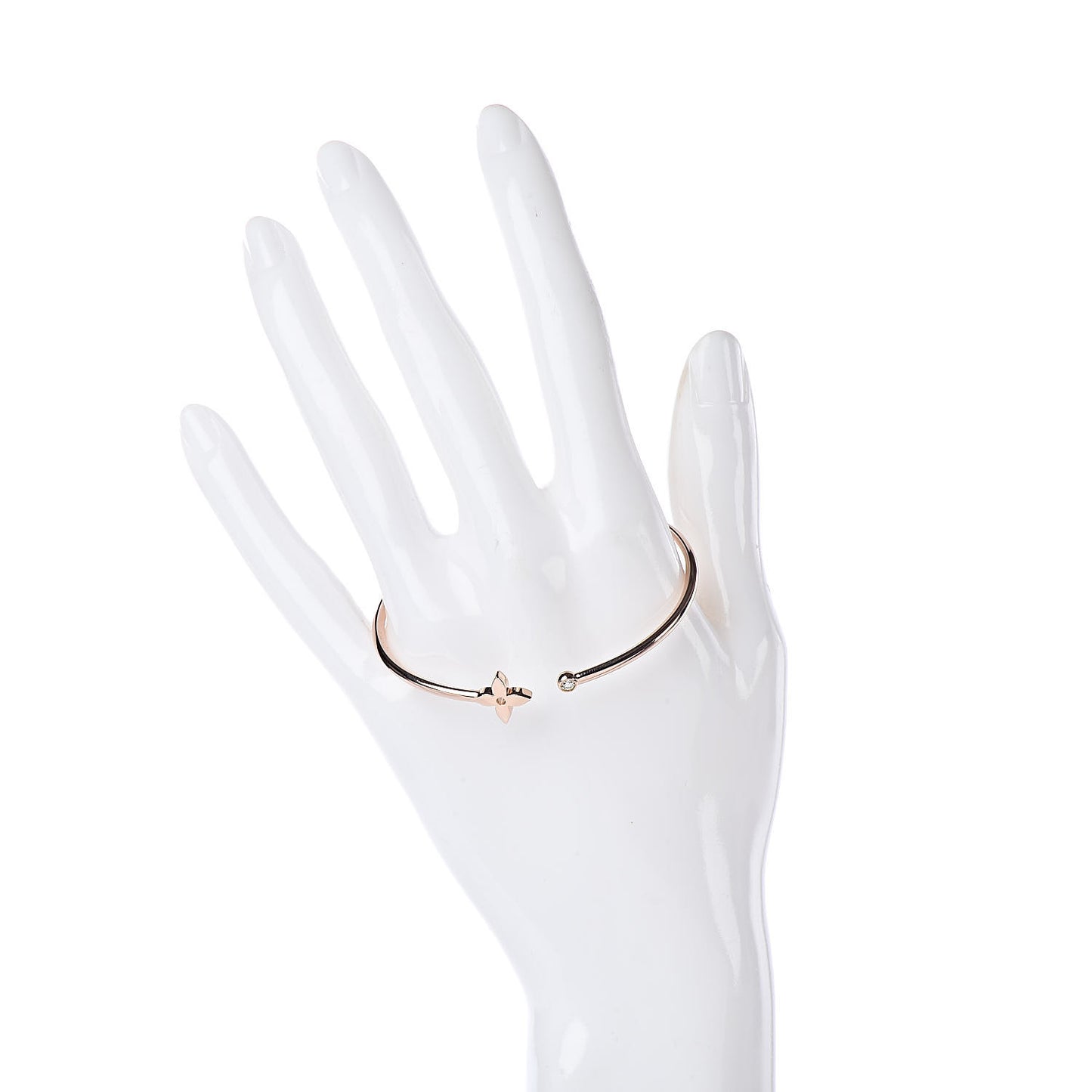 18K Pink Gold Diamond Idylle Blossom Twist Bracelet