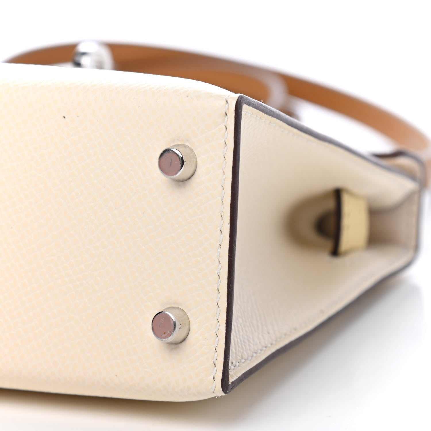 Hermes Epsom Mini Kelly Sellier 20 Nata Jaune Poussin Sesame 12 of 12