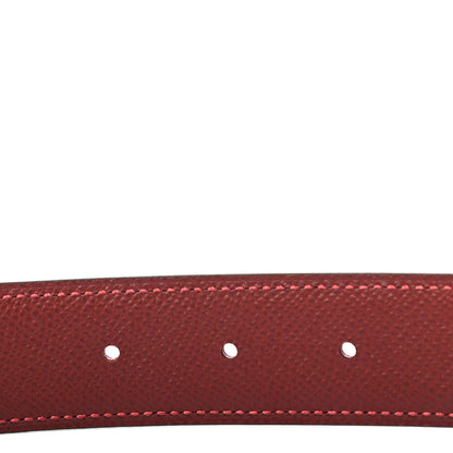 Hermes Epsom 32mm H Belt 90 Rose Mexico Rouge H 4 of 5