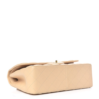Chanel Lambskin Quilted Jumbo Double Flap Beige Clair 4 of 10