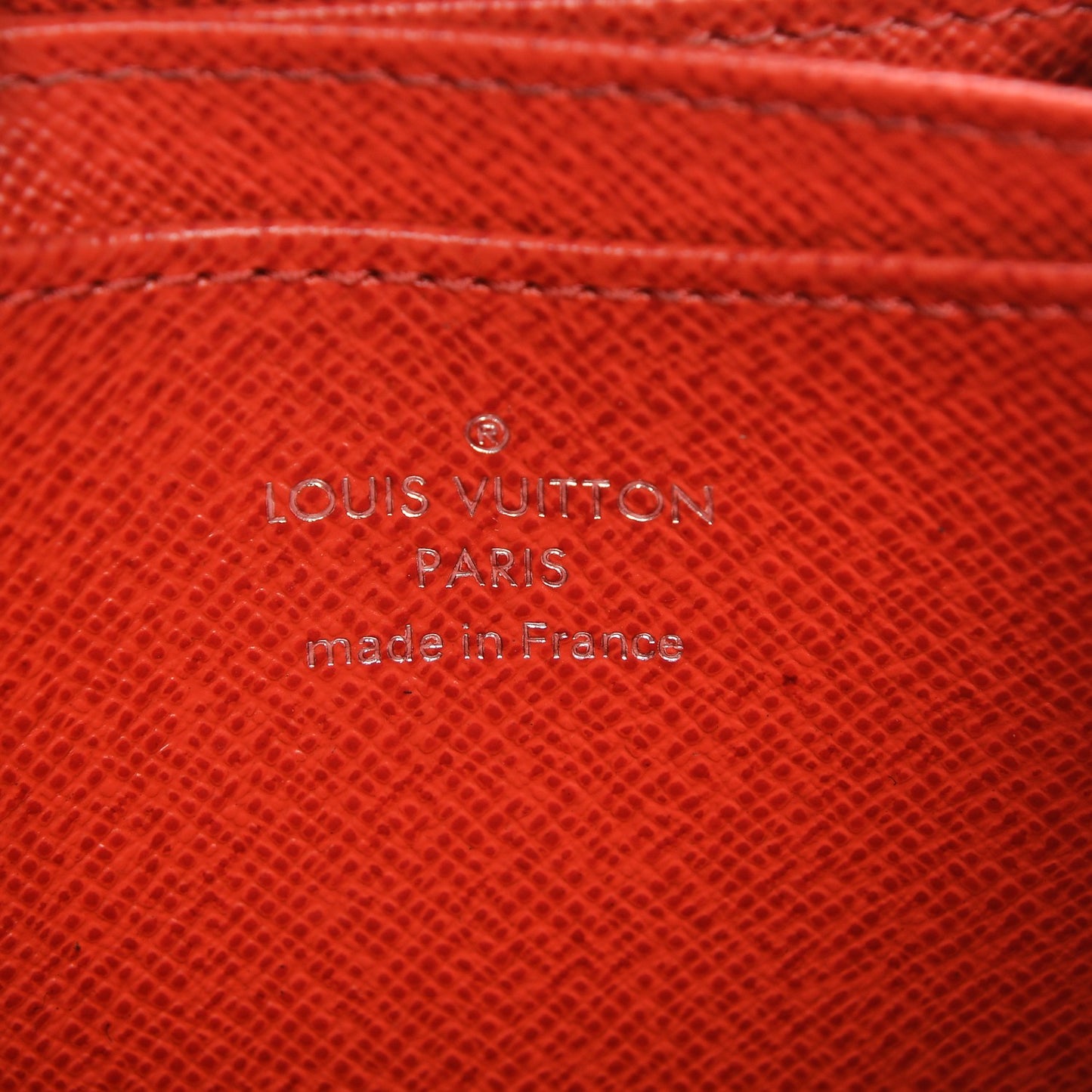 Epi Zippy Coin Purse Coquelicot