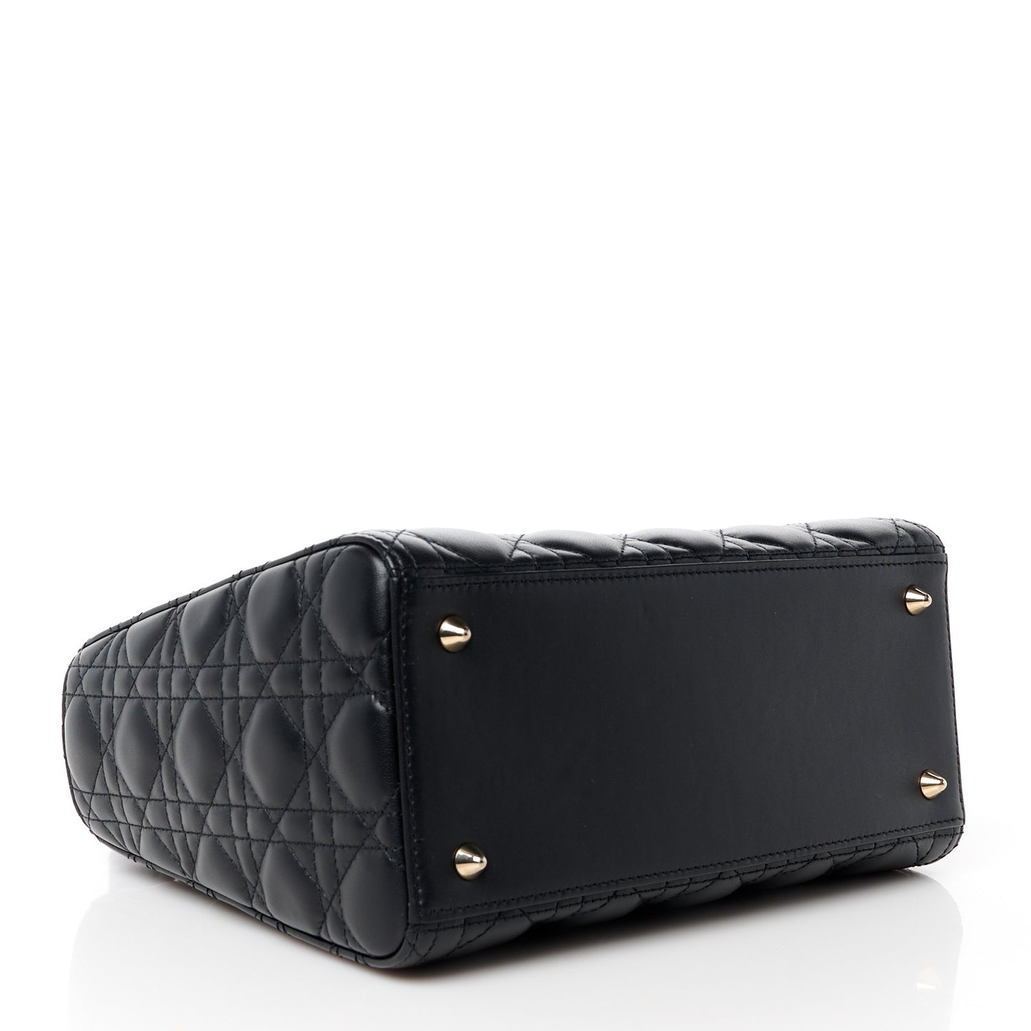 Lambskin Cannage Medium Lady Dior Black