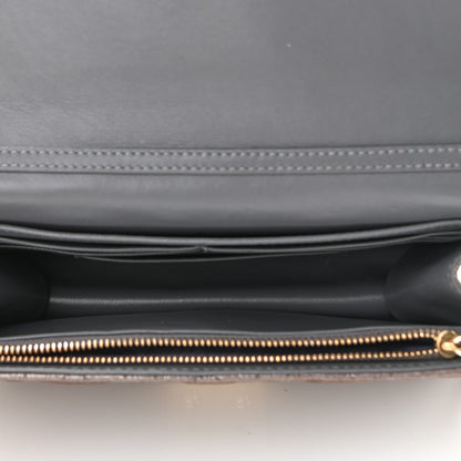 Christian Dior Metallic Calfskin Cannage Miss Dior Promenade Pouch Brown 4 of 11