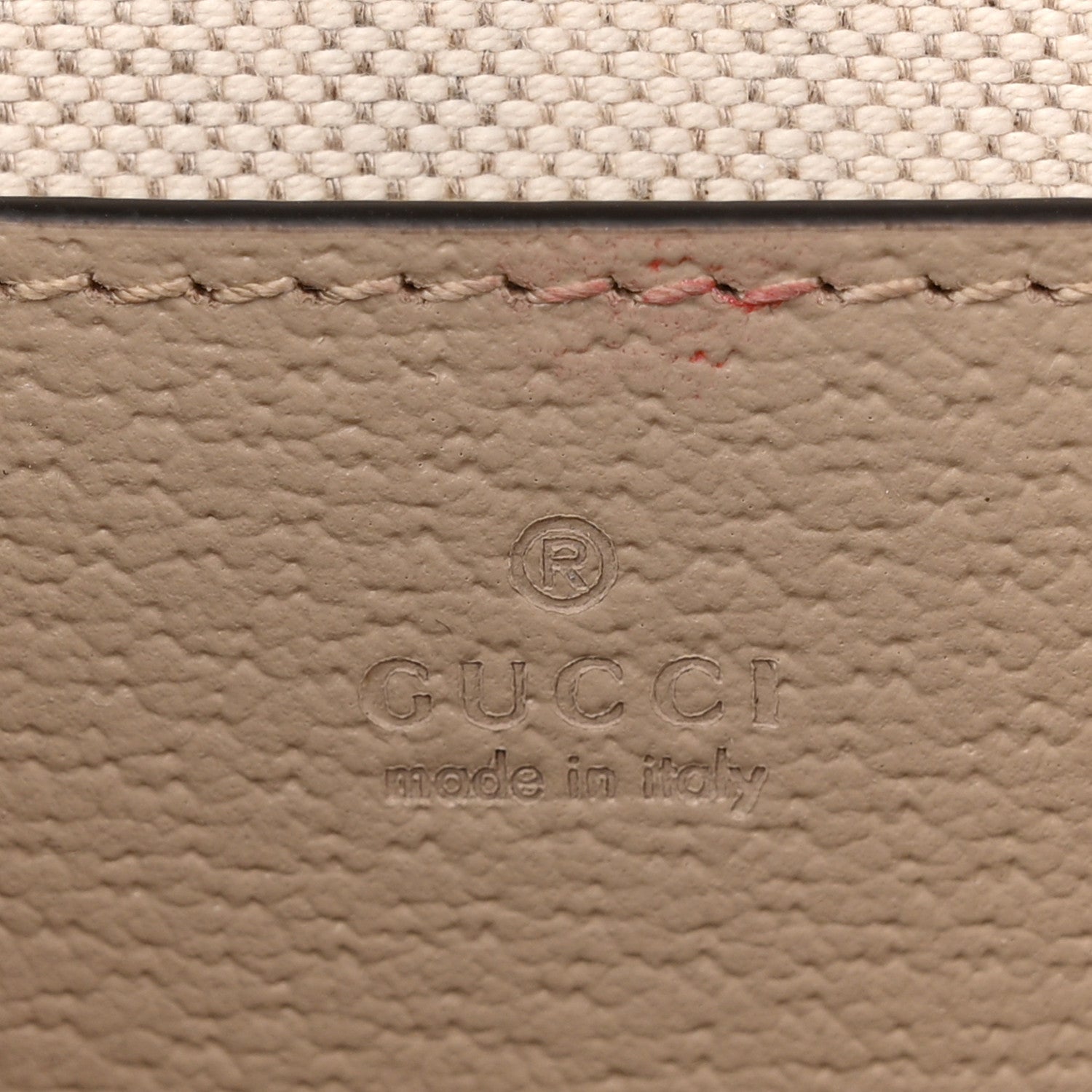 Gucci GG Supreme Monogram Textured Dollar Calfskin Web Mini Ophidia Envelope Shoulder Bag Beige Mystic White Oatmeal 6 of 12