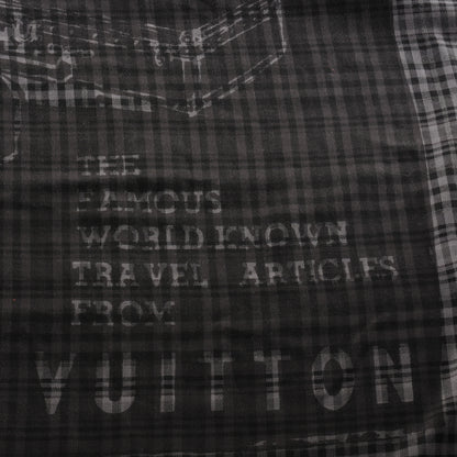 Louis Vuitton Mens Fleece Wool Silk Trunks Shawl 1 of 6