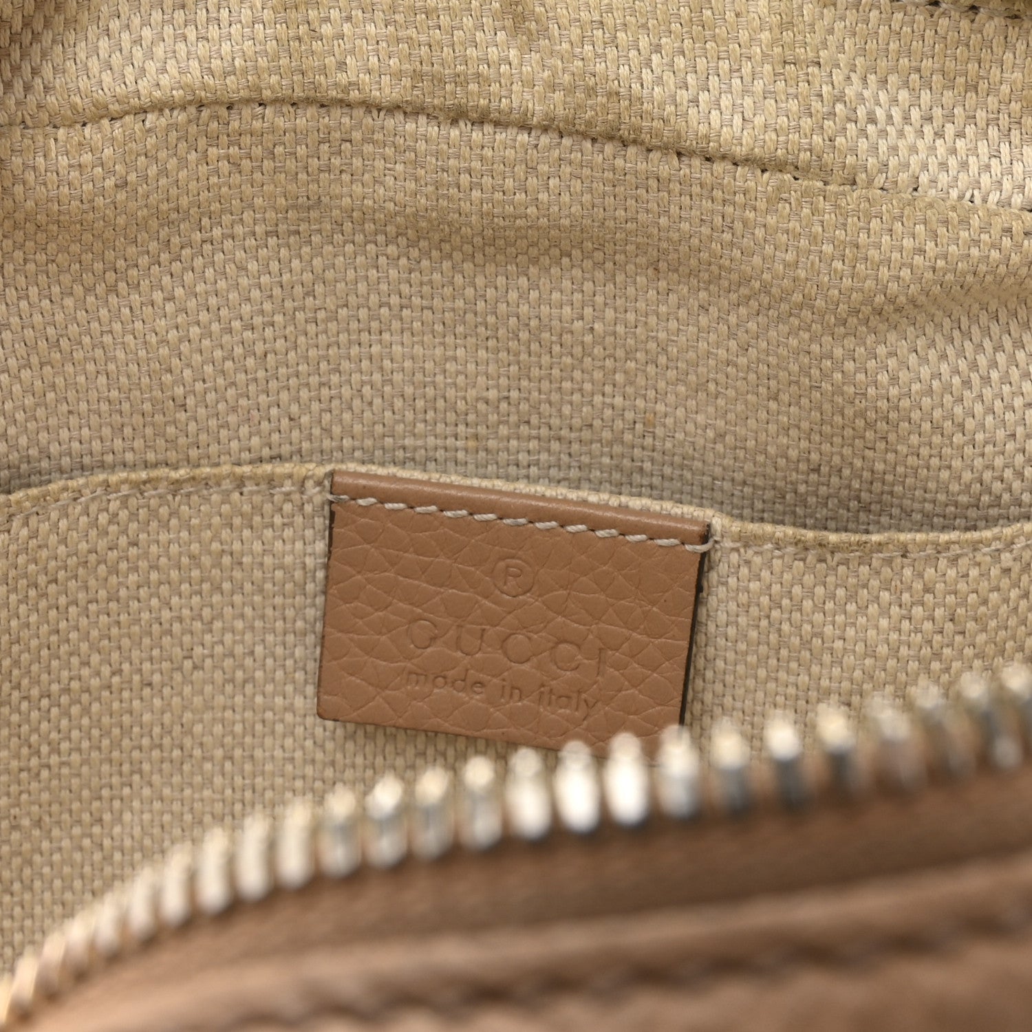 Gucci Pebbled Calfskin Small Soho Disco Bag Rose Beige 14 of 17