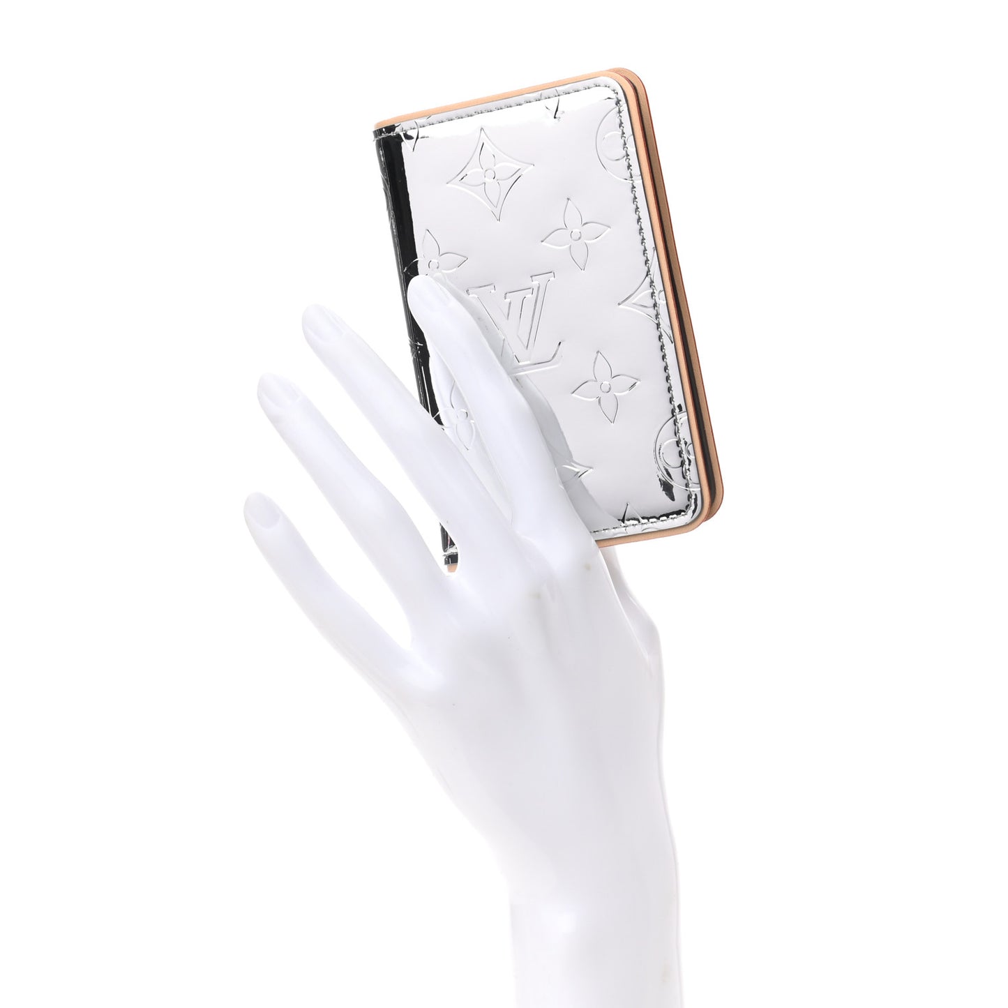 Monogram Mirror Slender Pocket Organizer