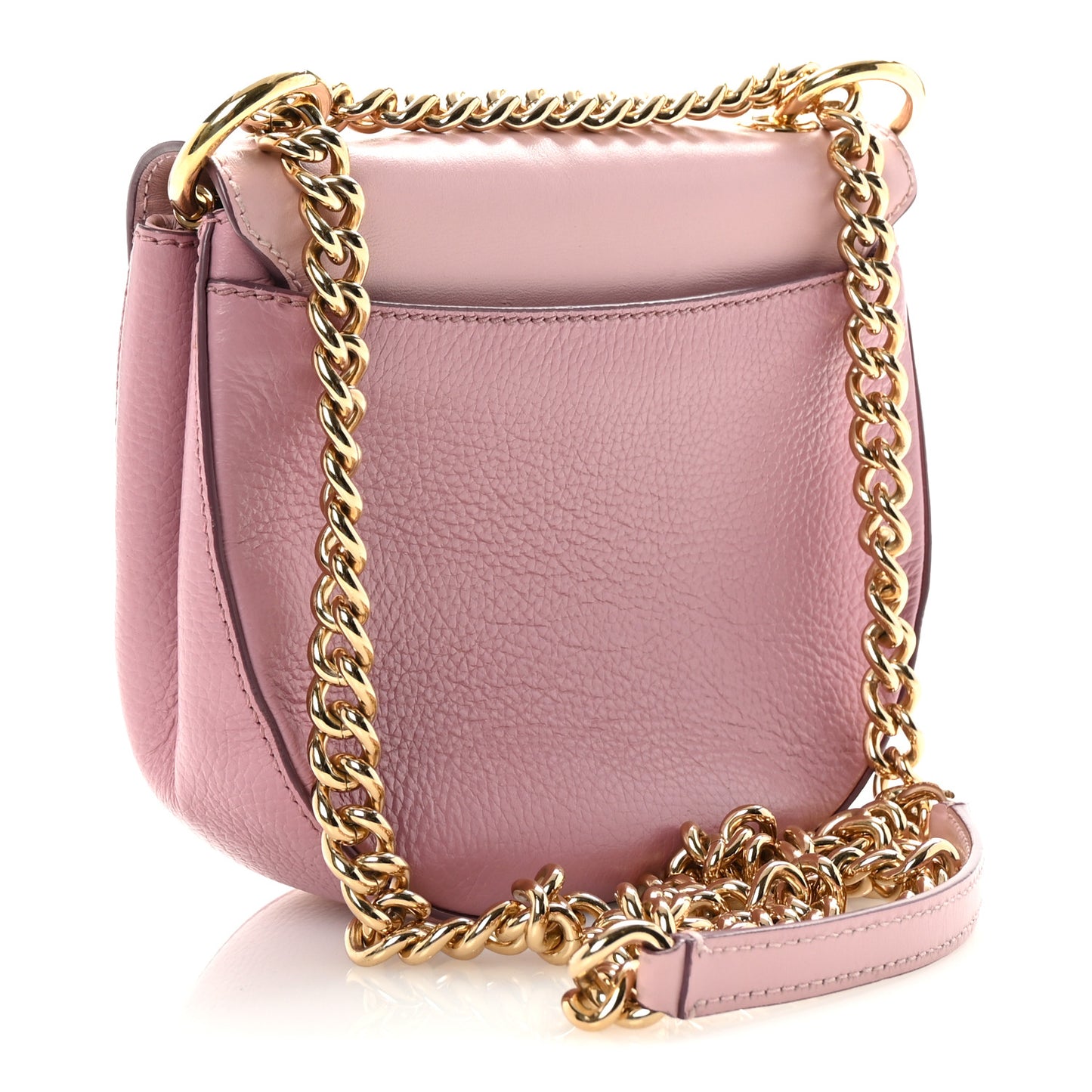 Calfskin Media Wifi Shoulder Bag Pink