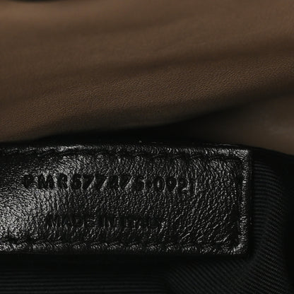 Saint Laurent Lambskin Quilted Medium Loulou Puffer Monogram Chain Satchel Dark Beige 7 of 10