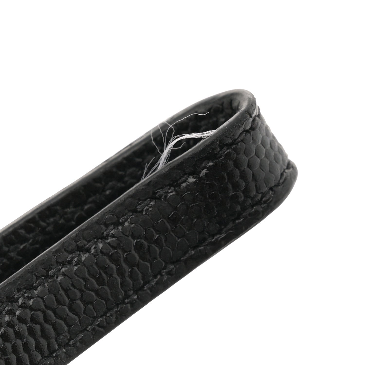 Saint Laurent Grain De Poudre Matelasse Chevron Monogram Cassandre Flap Pouch Black 9 of 10