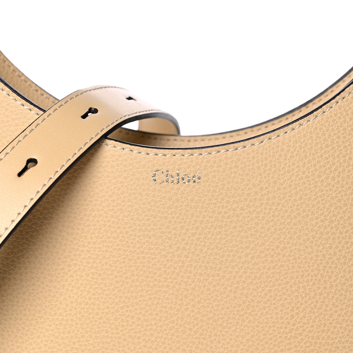 Chloe Small Grain Smooth Calfskin Small Darryl Hobo Subtle Yellow 7 of 10