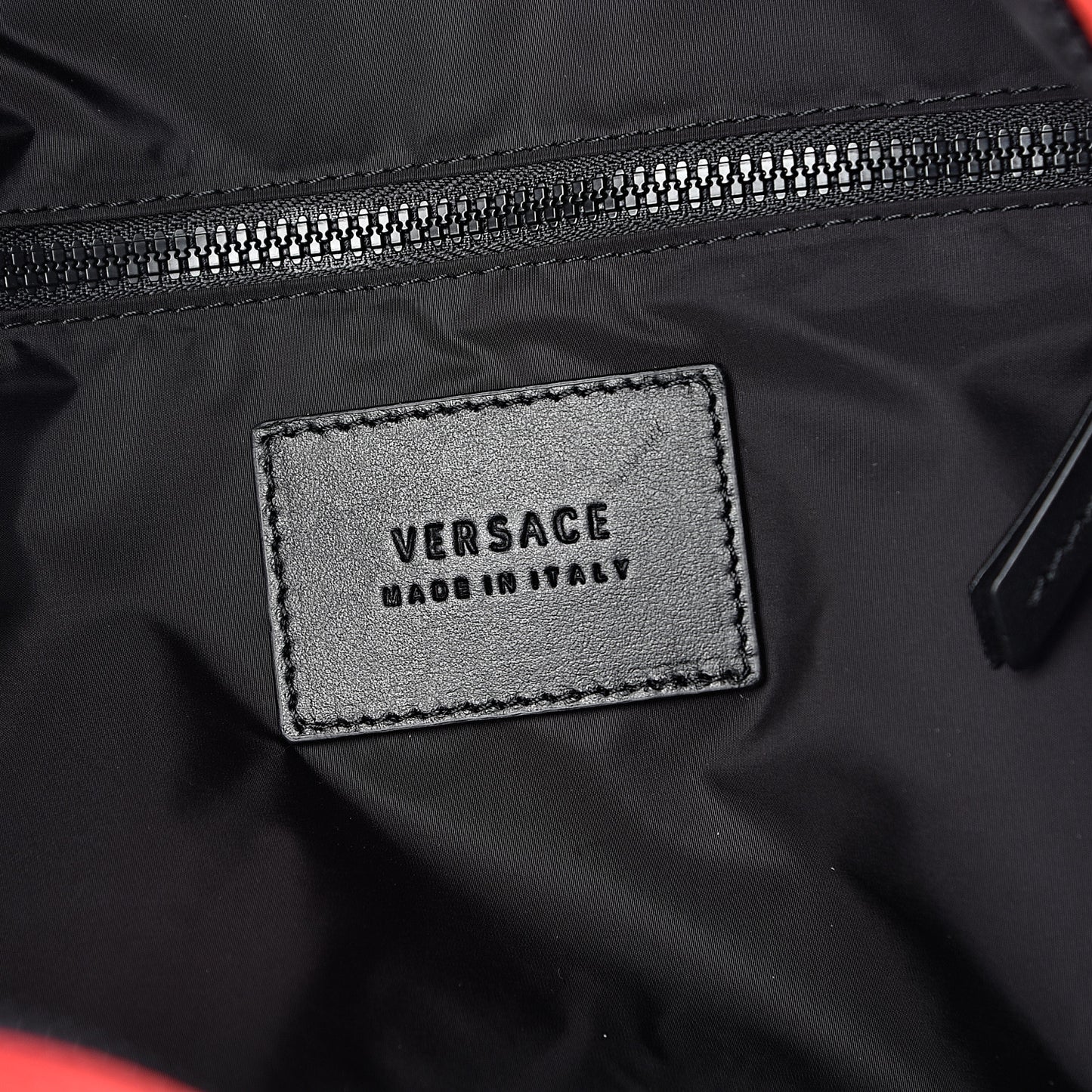 Nylon 90's Vintage Logo Backpack Red White