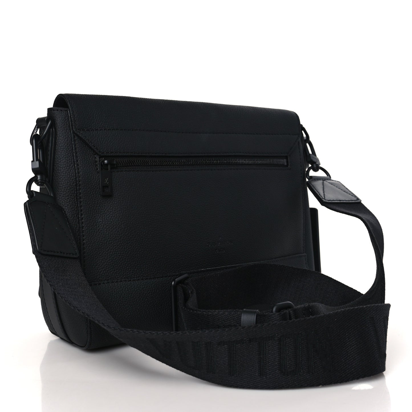 Calfskin Aerogram Messenger Black