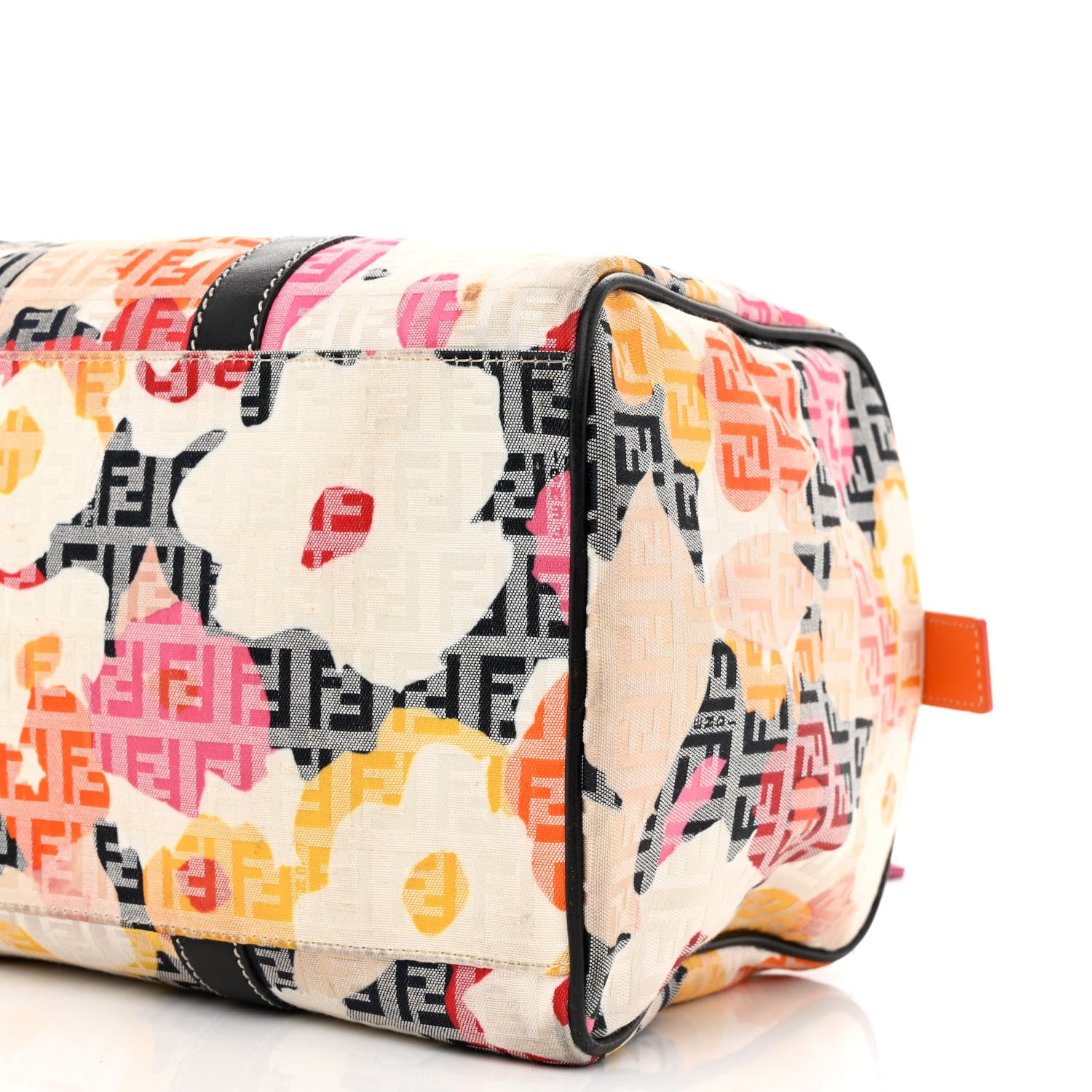 Fendi Zucchino Vitello Floral Forever Boston Beige Multicolor 10 of 10