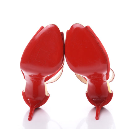 Christian Louboutin Suede Rosie 120 Pumps 38 Red 5 of 8