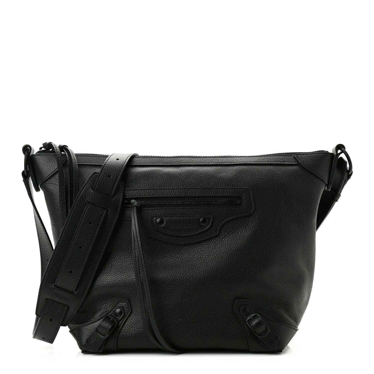 Balenciaga Grained Calfskin Black Hardware Small Neo Classic Hobo Black 1 of 10