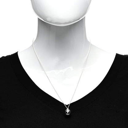 Tiffany Sterling Silver 12.75mm HardWear Ball Pendant Necklace 2 of 5