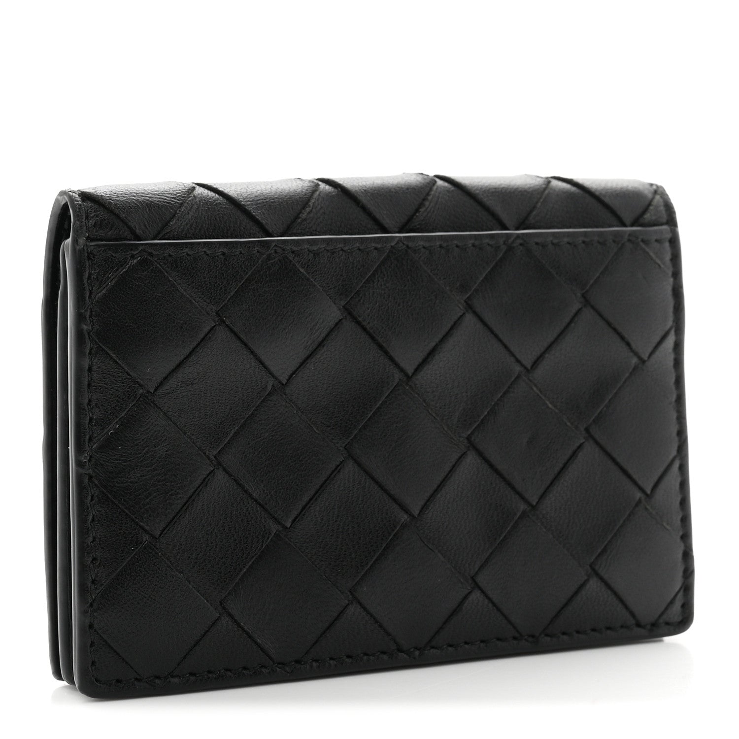 Bottega Veneta Nappa Intrecciato Card Holder Black 3 of 6