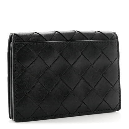 Bottega Veneta Nappa Intrecciato Card Holder Black 3 of 6