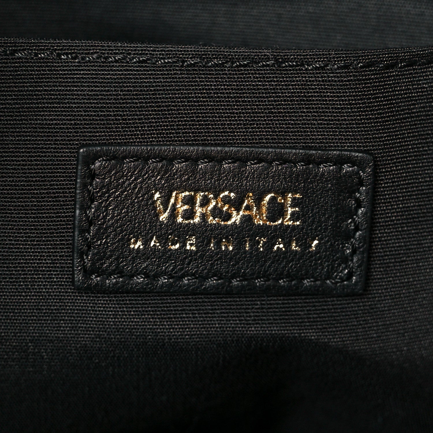 Versace Nappa Quilted Medusa Chain Shoulder Bag Black 6 of 10