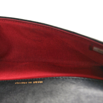 Chanel Goatskin Quilted Chanel 19 Glasses Case With Chain Black 5 of 10