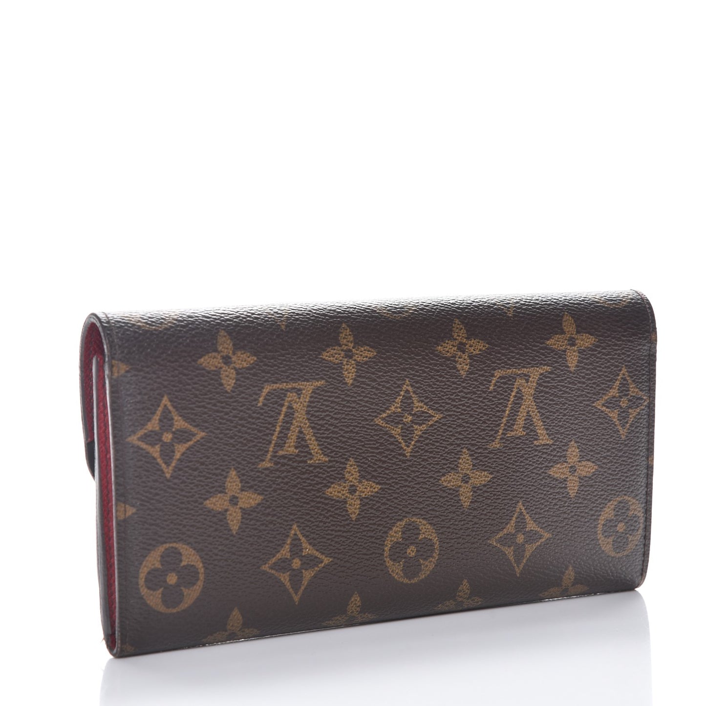 Monogram Emilie Wallet Red