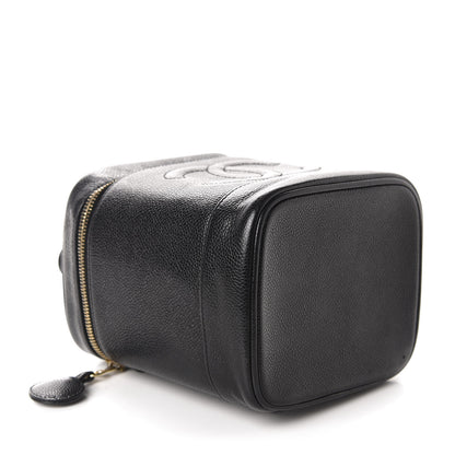 Chanel Caviar Vanity Cosmetic Case Black 4 of 7
