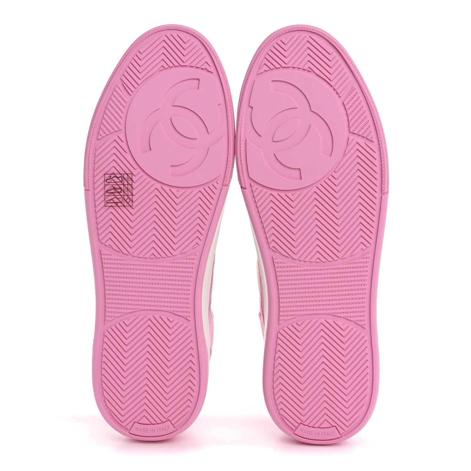 Chanel Cotton Sneakers 39 Pink White 6 of 10