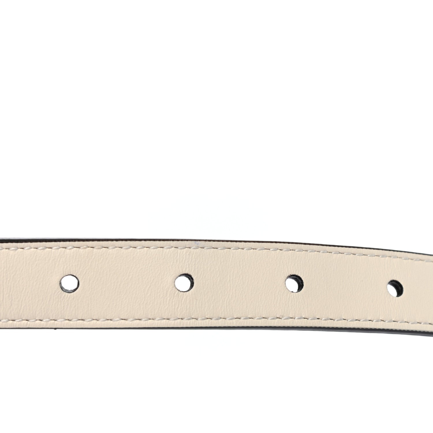 Gucci Calfskin Double G 20mm Belt 80 32 Mystic White 4 of 5