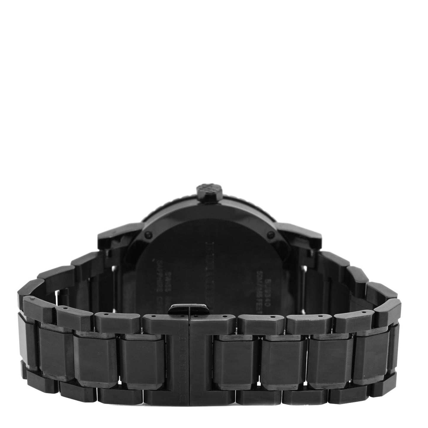 PVD Stainless Steel 43mm GMT The City Quartz Watch Black BU9340