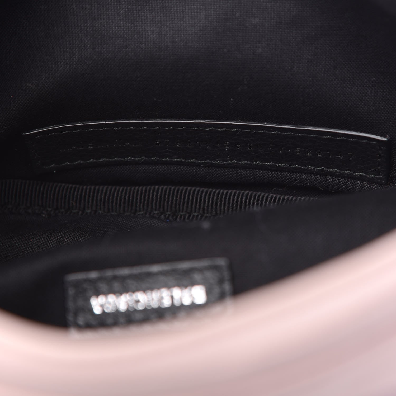 Balenciaga Smooth Double Calfskin Logo Everyday Beltpack XS Light Rose Black 7 of 9