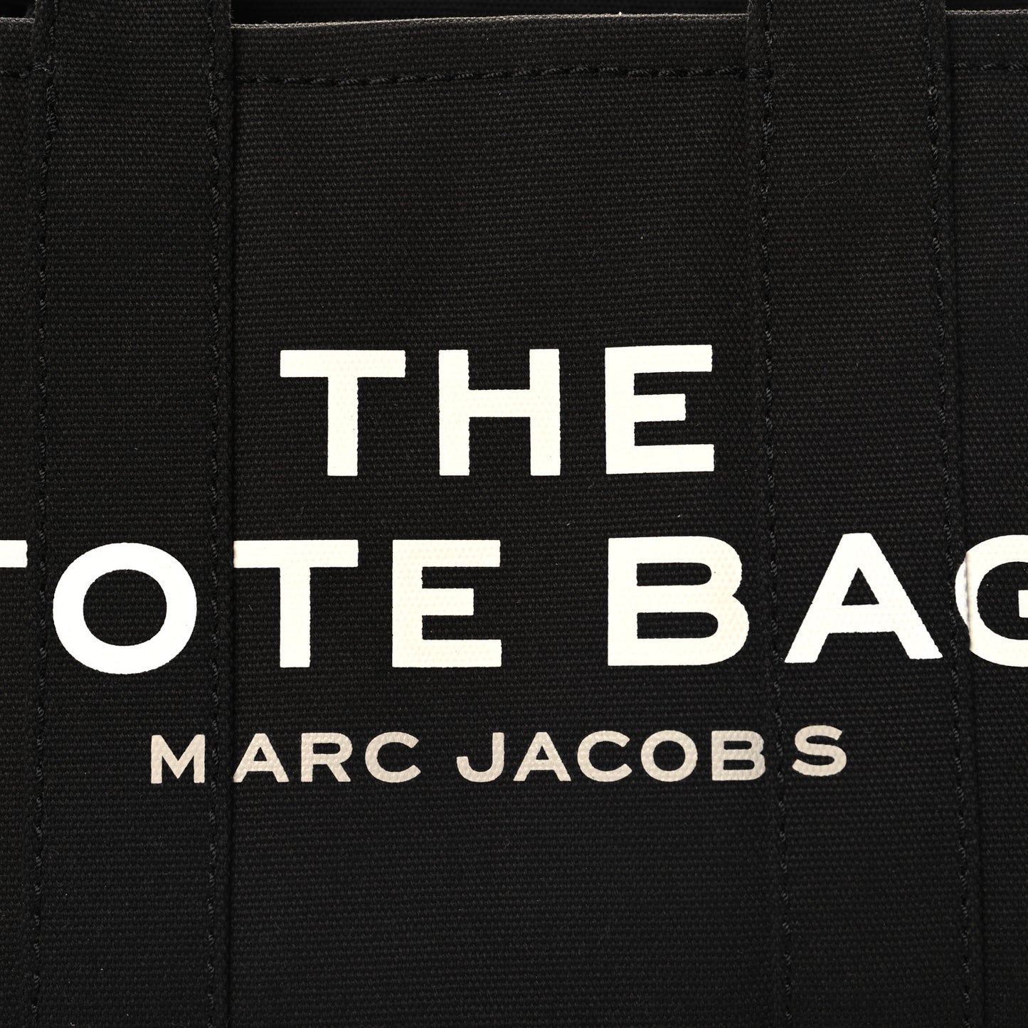 Cotton Canvas Small The Traveler Tote Bag Black