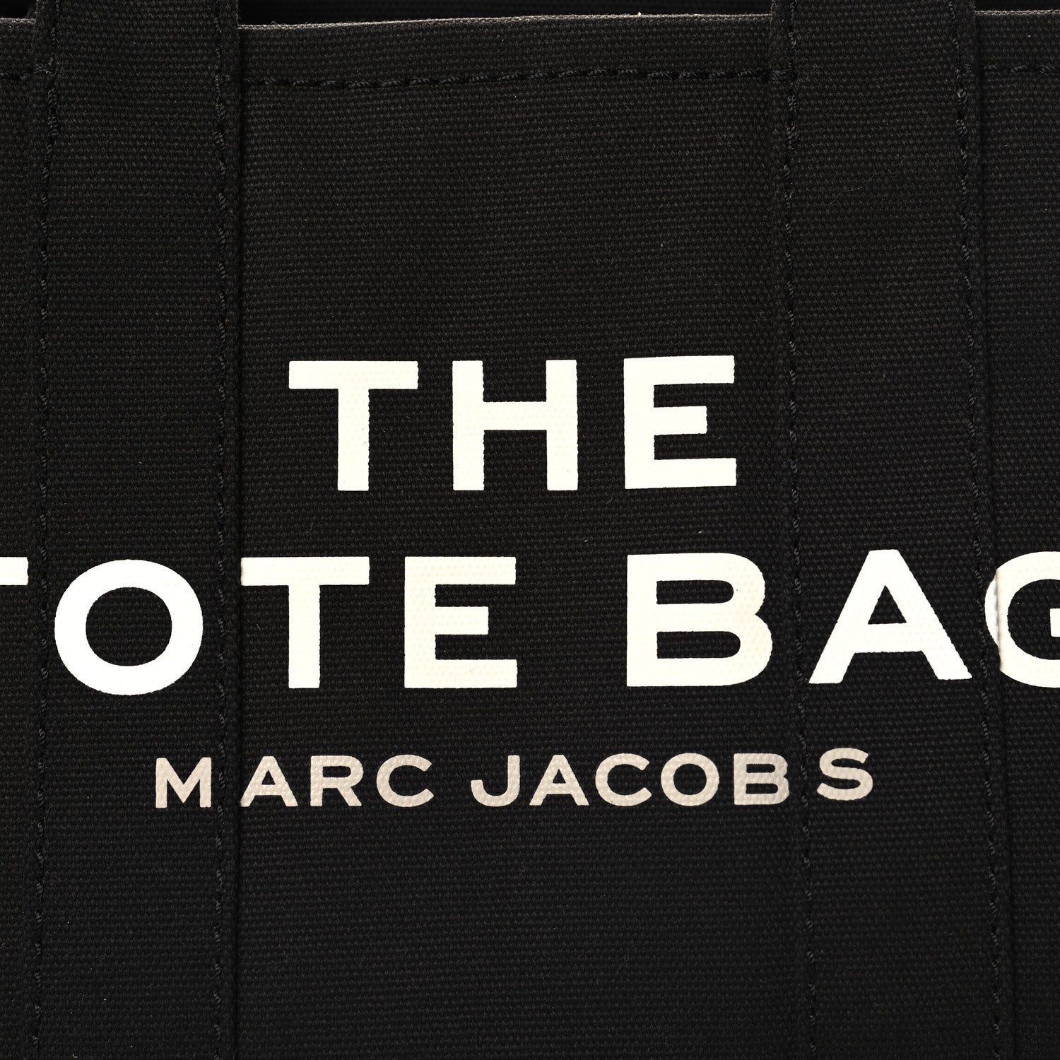 Marc Jacobs Cotton Canvas Small The Traveler Tote Bag Black 7 of 9