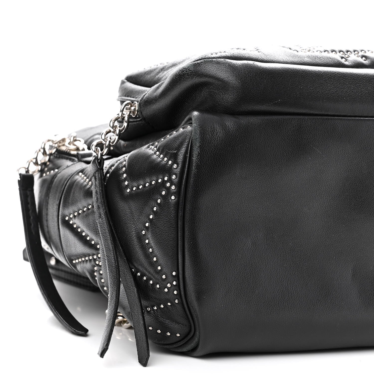Jimmy Choo Nappa Star Quilted Studded Helia Backpack Black 7 of 11