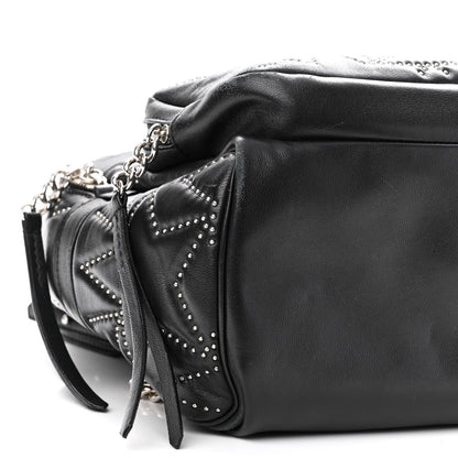 Jimmy Choo Nappa Star Quilted Studded Helia Backpack Black 7 of 11