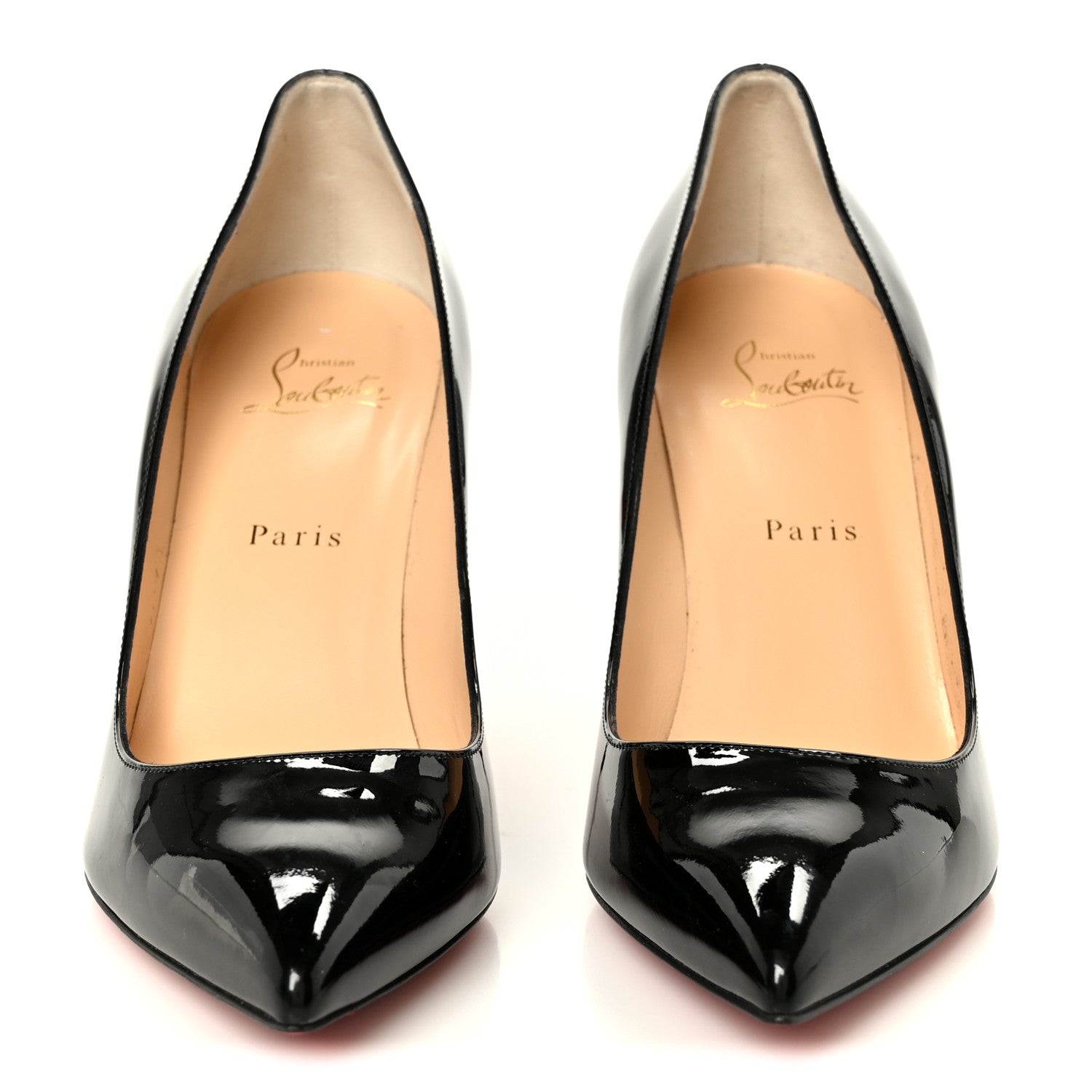 Christian Louboutin Patent Pigalle Follies 85 Pumps 40.5 Black 3 of 9