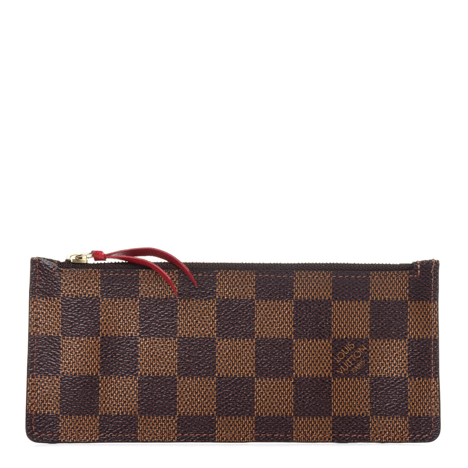 Louis Vuitton Damier Ebene Josephine Wallet Red 9 of 11