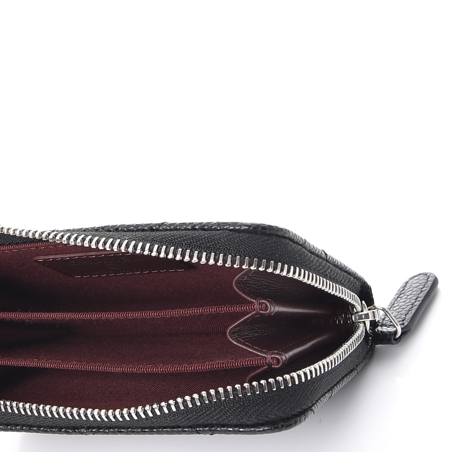 Chanel Caviar Quilted Zip Coin Purse Black 5 of 8